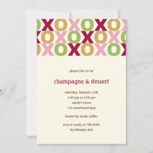 XOXO Valentine's Party Invitation