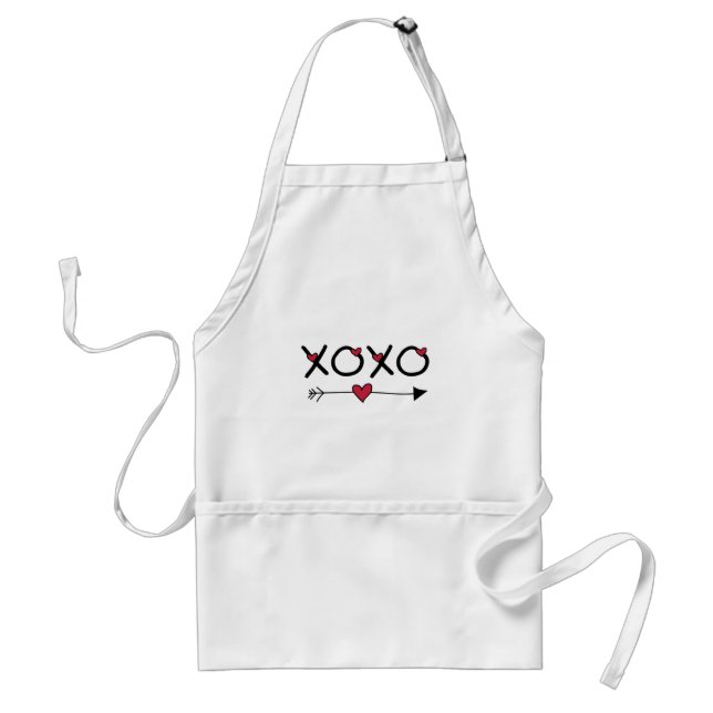 XOXO Valentines Standard Apron (Front)