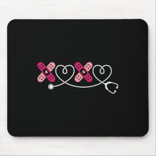 Xoxo Xo Xo Nurse Stethoscope Valentine Men Women K Mouse Pad