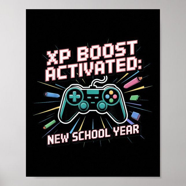 Xp Boost, New School Year, Back To School, Gen Z A Poster (Front)