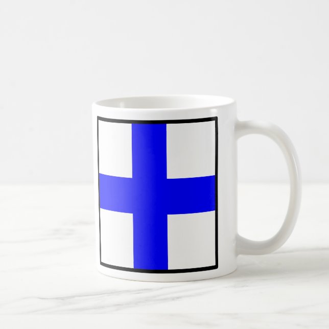XRAY BLUE CROSS COFFEE MUG (Right)