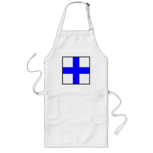 XRAY BLUE CROSS LONG APRON