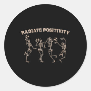 Xray Ct Rad Tech Radiology Radiate-positivity Nurs Classic Round Sticker