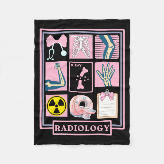 Xray Rad Tech Radiology Healthcare Appreciation Te Fleece Blanket