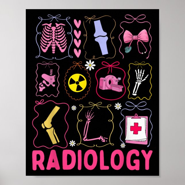 Xray Rad Tech Radiology Healthcare Appreciation Te Poster (Front)