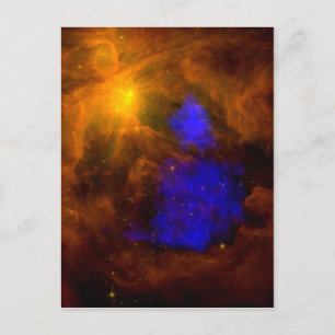 XRay Santa Claus in Orion Holiday Postcard