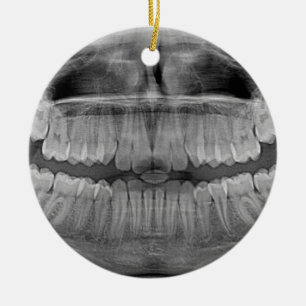 Xray Smile Ceramic Ornament
