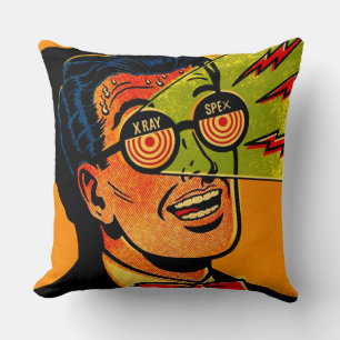 Xray Spex Throw Pillow