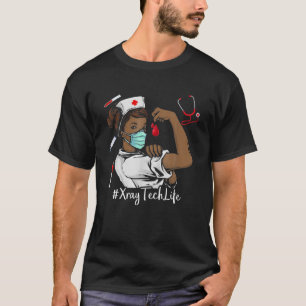 Xray Tech BLACK NURSE Black History Month Junenth T-Shirt