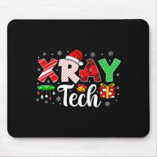 Xray Tech Christmas Bow Rad Tech Radiology Men Wom Mouse Pad