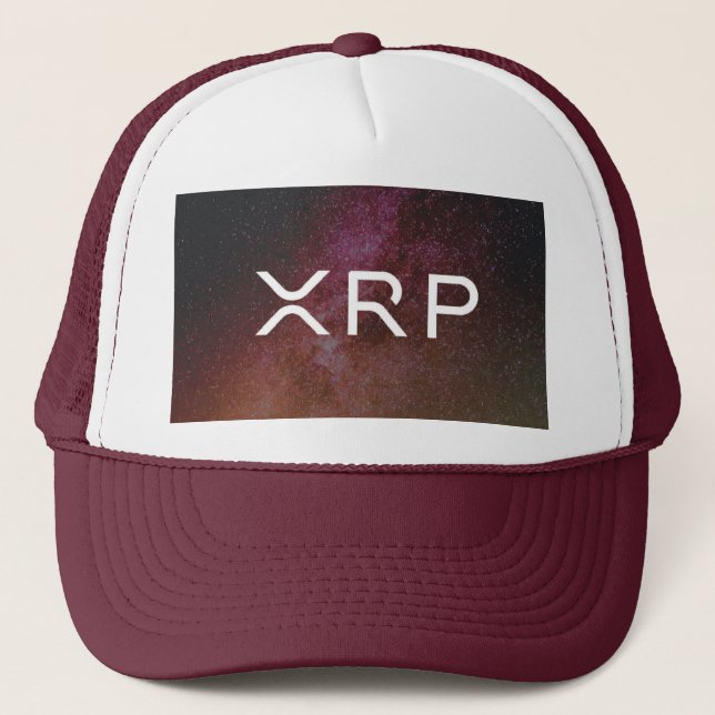 xrp, casquette marron de casquette d'ondulation (Devant)