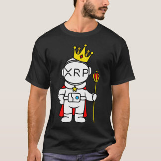 XRP Coin Crypto Currency to the Moon Astronaut T-Shirt