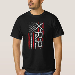 XRP Crypto Cryptocurrency American Flag Meme T-Shirt