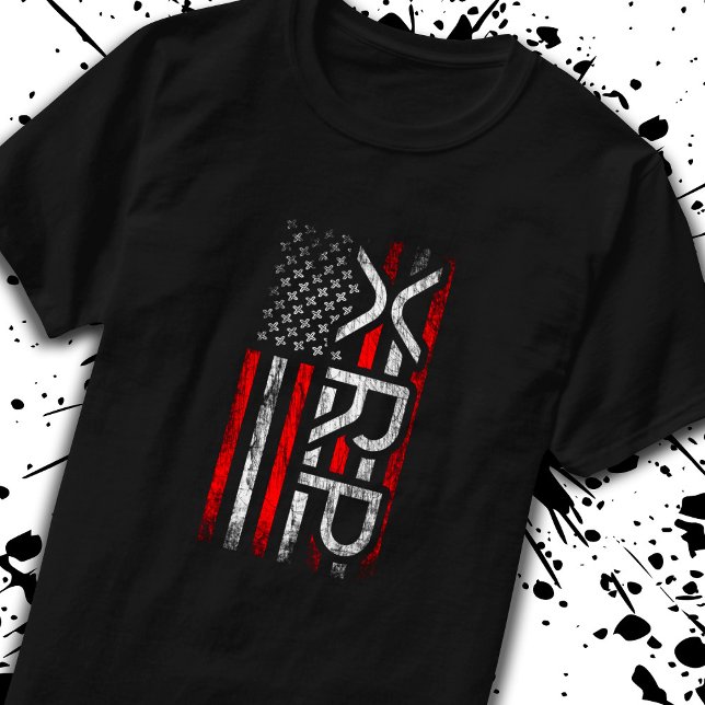 XRP Crypto Cryptocurrency American Flag Meme T-Shirt (Creator Uploaded)
