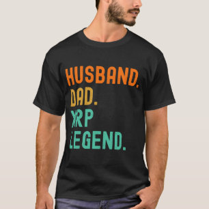 XRP Crypto Husband Dad Legend Vintage Retro T-Shirt