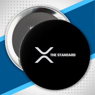 XRP Crypto Meme Cryptocurrency The Standard Quote 4 Inch Round Button
