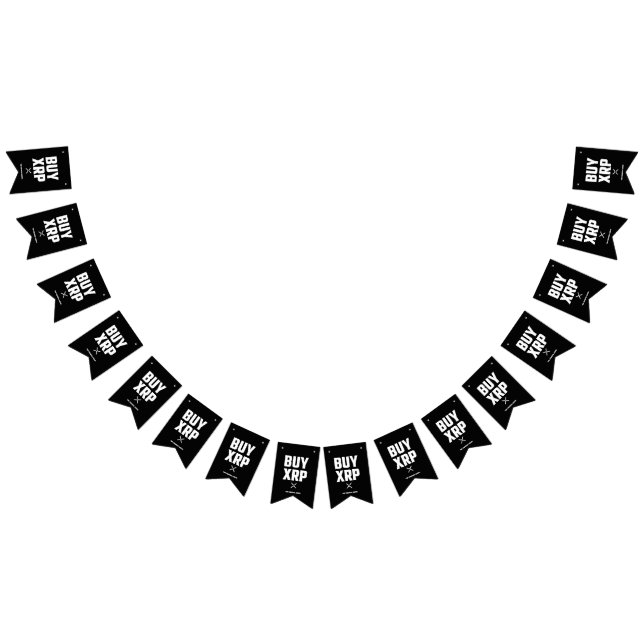 XRP Crypto - XRP Cryptocurrency - Buy XRP - XRP Bunting Flags (All)