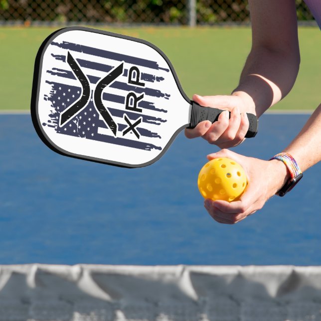 XRP Cryptocurrency USA American Pickleball Paddle (Insitu)
