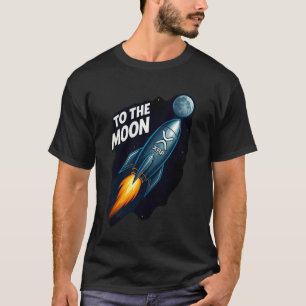 XRP ETF to The Moon Mission Crypto Sky Rocket Laun T-Shirt