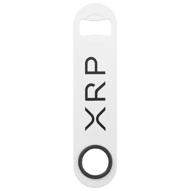XRP Logo Bottle Opener Bar Key (Front)