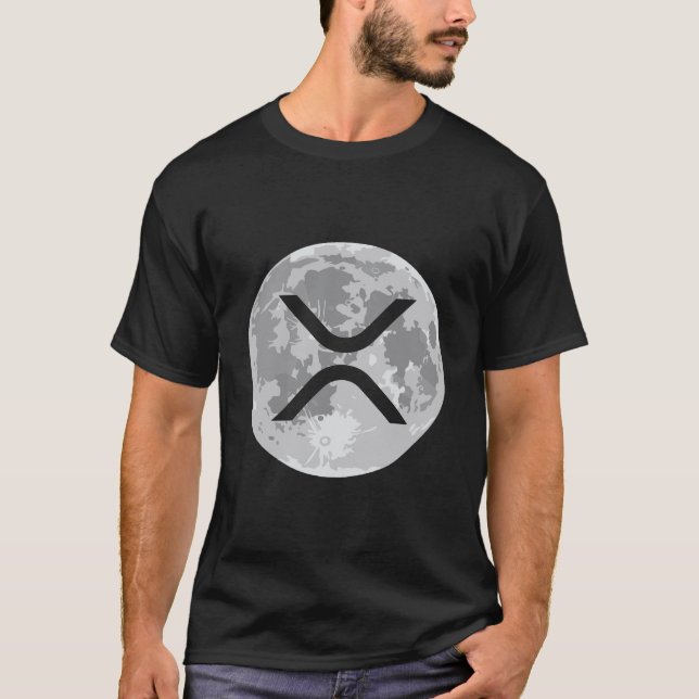 Xrp Moon Cryptocurrency Hoodie T-Shirt (Front)