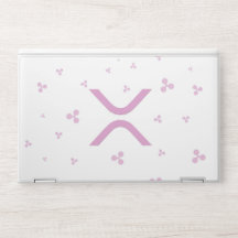 XRP peau d'ordinateur portable blanc rose