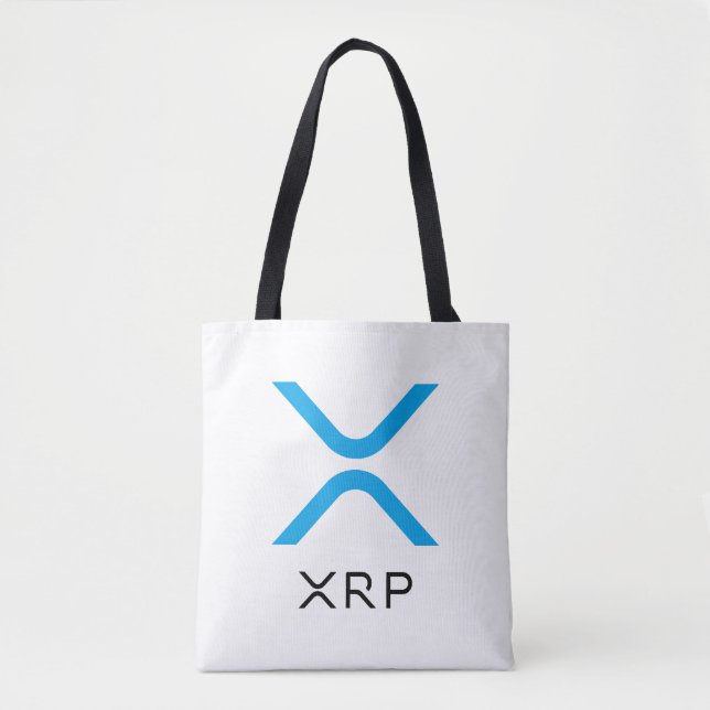 XRP Ripple Blue & Black Logo | Tote Bag (Front)