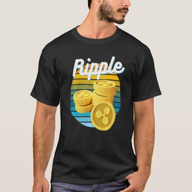 Xrp Ripple Cryptocurrency Blockchain Nft Bitcoin H T-Shirt (Front)