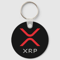 XRP Ripple Red & White Logo | Basic Keychain