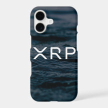 XRP Ripple water white customizable phone case