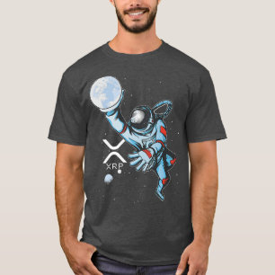 XRP Space Man Astronaut Dunk Crypto Cryptocurrency T-Shirt