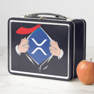 XRP Superhero Image Lunchbox