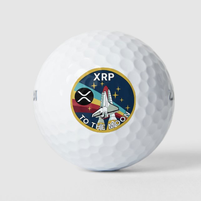 XRP-TO THE MOON  GOLF BALLS (Front)