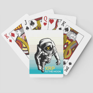 XRP TO THE MOON - XRP cryptocurrency  Playing Cards