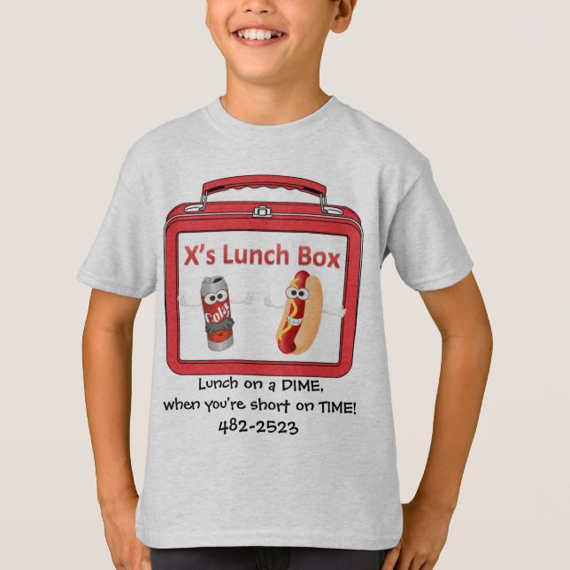 X's lunch t-shirt (Front)