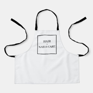XS Nail Salon Custom Business Logo Branding Apron