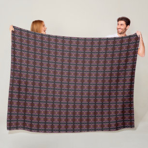 X's & O's - Fog Fleece Blanket