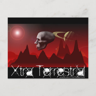 Xtra Terrestria, Xtra Terrestrial, painting is ... Postcard