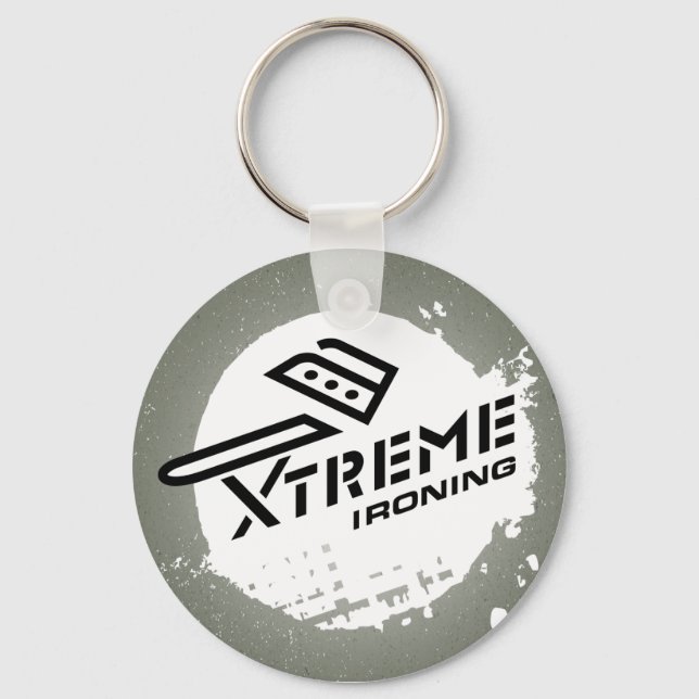 Xtreme Ironing Keychain 2 (Front)