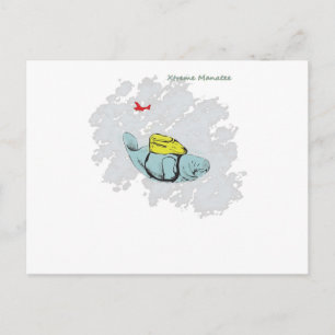 Xtreme Manatee Skydiving Postcard