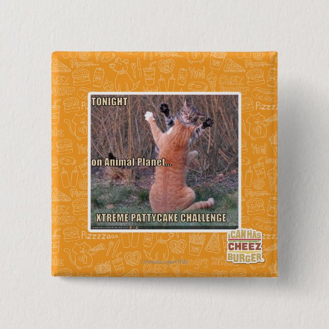 Xtreme PattyCake Challenge 2 Inch Square Button (Front)