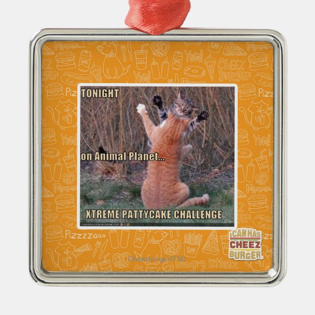 Xtreme PattyCake Challenge Metal Ornament (Front)