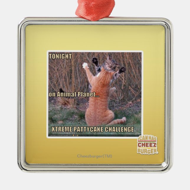 Xtreme PattyCake Challenge Metal Ornament (Front)