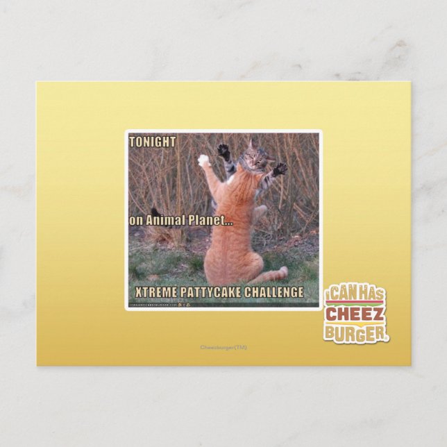 Xtreme PattyCake Challenge Postcard (Front)