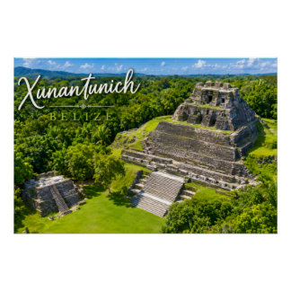 Xunantunich Belize Mayan archaeological sight Poster
