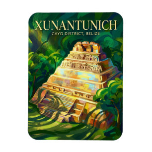 Xunantunich Mayan Ruins Belize Magnet