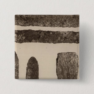 XV Iron implements, So California 2 Inch Square Button