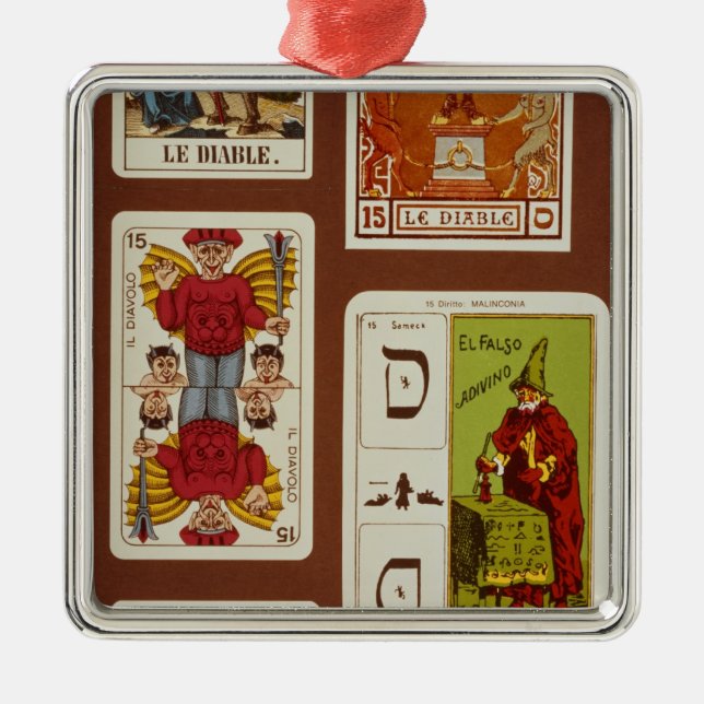 XV The Devil Metal Ornament (Front)