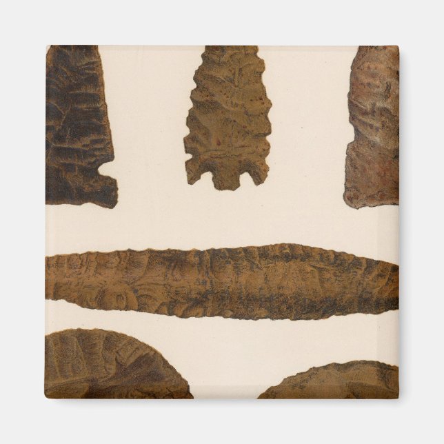 XVI Stone implements, New Mexico Magnet (Front)