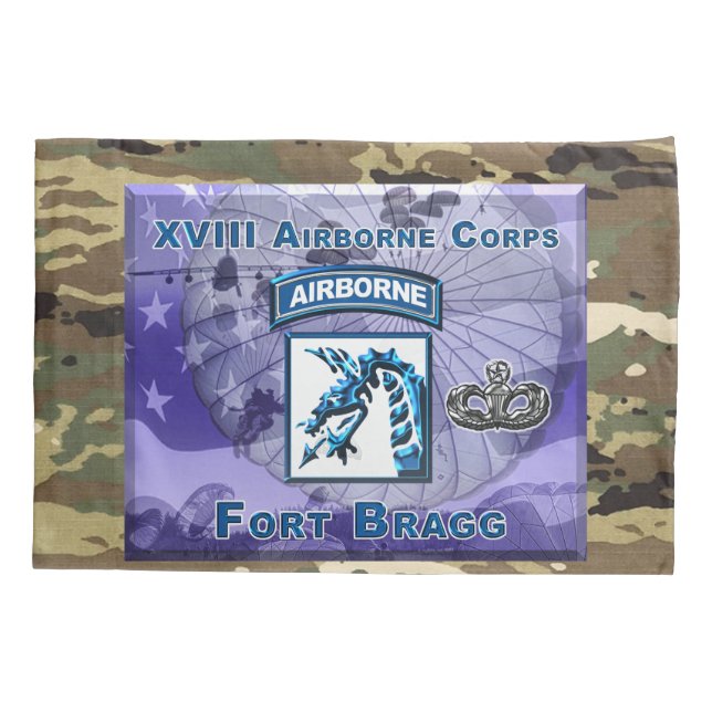 XVIII Airborne Corps Deployment Pillowcase (Back)